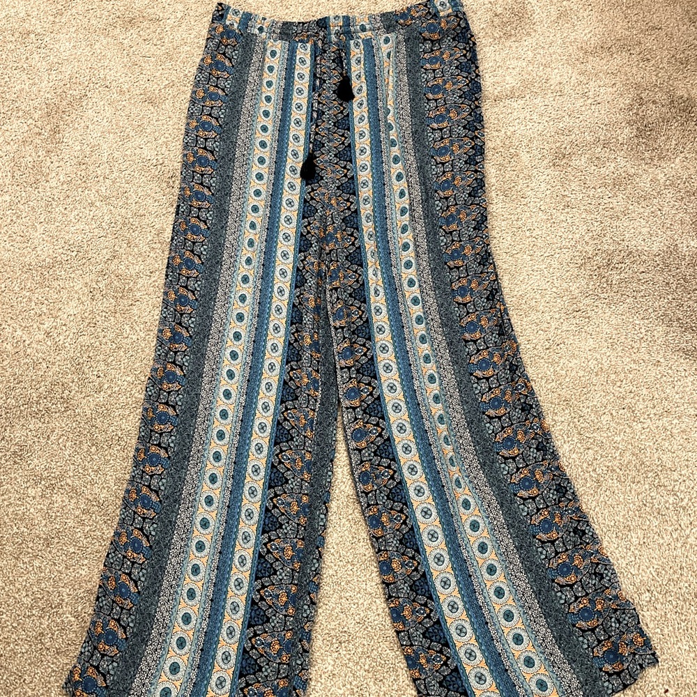 Boho Flowy Drawstring Pants